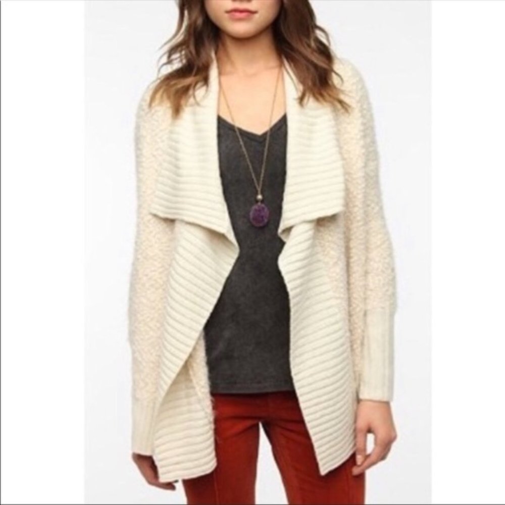 Urban Outfitters Staring At Stars Ivory Cardigan